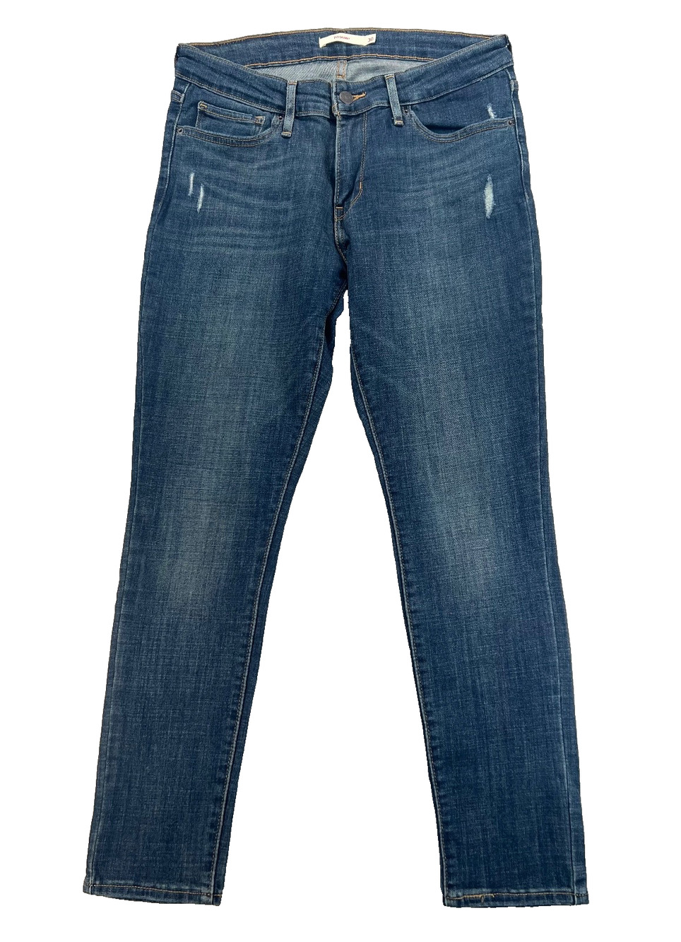 Levi's - 711 Skinny - Mid-Rise Skinny Blue Jeans (Women's 30)